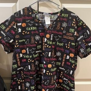 SB Halloween XL scrub top